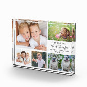 Tante we houden van je moderne Script Collage Fotoblokken (Rechts)