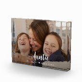 Tante, we houden van je moderne script fotoblokken (Rechts)