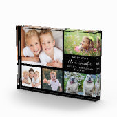 Tante we houden van je witte Script Collage Fotoblokken (Rechts)