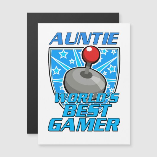 Tante Werelds beste gamer retro logo (Voorkant / Achterkant)