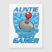 Tante Werelds beste gamer retro logo (Voorkant)