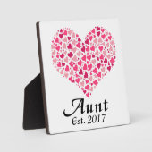 Tante zwangerschapsaankondiging fotoplaat (Voorkant)