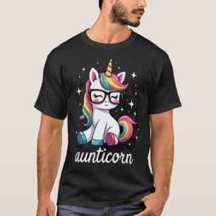 Tantehoorn Tante Dabbende Eenhoorn Tante Tante Ker T-shirt