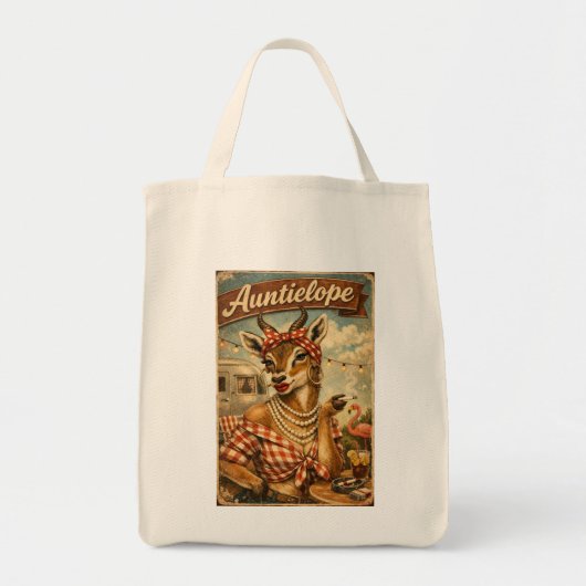 Tanteilope Boodschappentas Tote Bag (Voorkant)