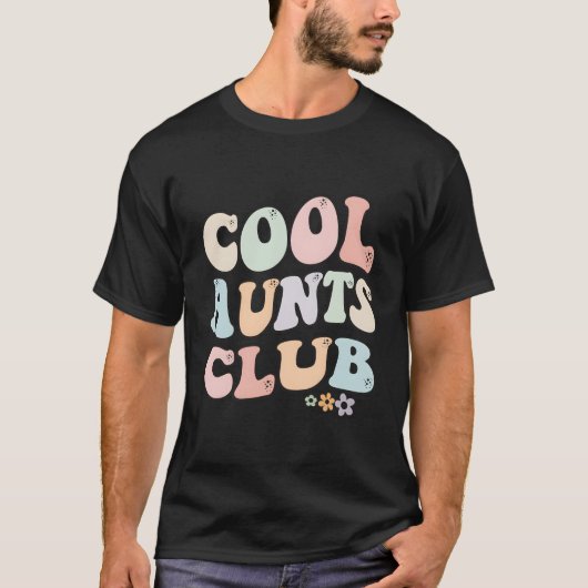Tantes Club Bloemen Kleurrijke Tantes Club Tante T-shirt (Voorkant)