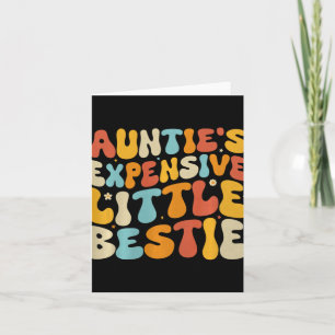 Tante's dure kleine Ie, grappige nieuwe tante neef Kaart