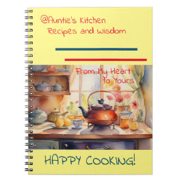 @Tante's Keuken Recepten Spiraal Notebook Notitieboek