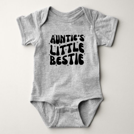 Tantes kleine beste vriendje schattig romper (Voorkant)