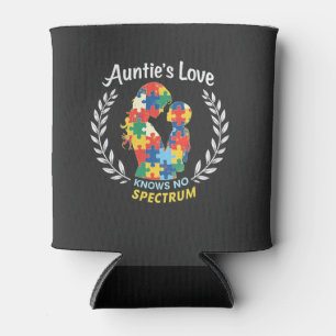 Tante's liefde heeft geen spectrum autisme bewustz blikjeskoeler