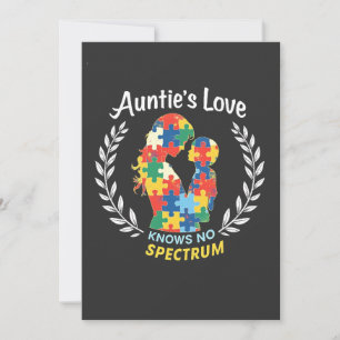 Tante's Liefde Heeft Geen Spectrum Autisme Bewustz Kaart