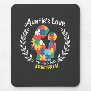 Tante's Liefde Heeft Geen Spectrum Autisme Bewustz Muismat