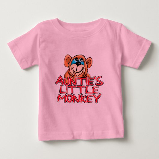 Tante's Little Monkey Tshirts en geschenken (Voorkant)