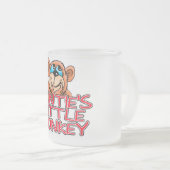 Tante's Little Monkey Tshirts en geschenken Matglas Koffiemok (Voorkant rechts)