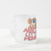 Tante's Little Monkey Tshirts en geschenken Matglas Koffiemok (Voorkant links)