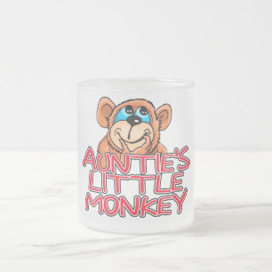 Tante's Little Monkey Tshirts en geschenken Matglas Koffiemok