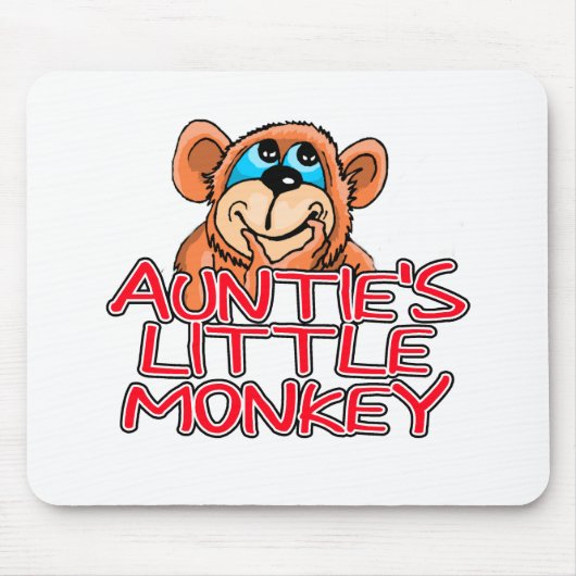 Tante's Little Monkey Tshirts en geschenken Muismat (Voorkant)