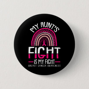 Tante's vechten is mijn strijd tegen borstkanker b ronde button 5,7 cm