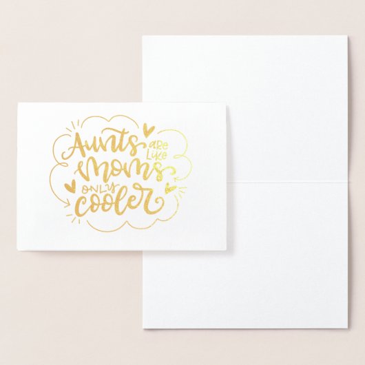 Tantes zijn als moeders, alleen koeler folie kaarten (Display)