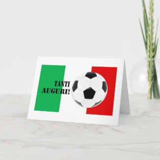 Tanti Auguri - Gelukkige verjaardag in het Italiaa Kaart