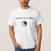 tantra op fiets t-shirt (Voorkant)