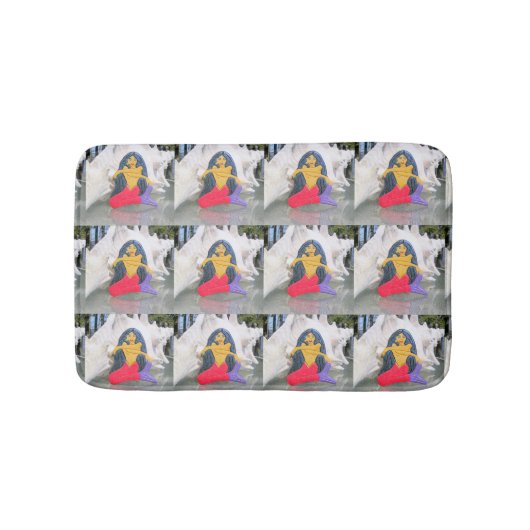 tantrische mermaïden tegen seashell badmat (Voorkant)