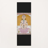 Tantrische yogi met chakras en kundalini yogamat (Voorkant)