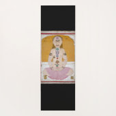 Tantrische yogi met chakras en kundalini yogamat (Achterkant)