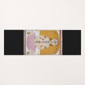 Tantrische yogi met chakras en kundalini yogamat (Voorkant (horizontaal))