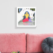 tantrische zeemeermin verpakt canvas (Insitu (Woonkamer))