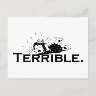 Tantrum Retro Girl Briefkaart