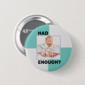 Tantrum Trump Tempel Ronde Button 5,7 Cm (Voorkant /achterkant)