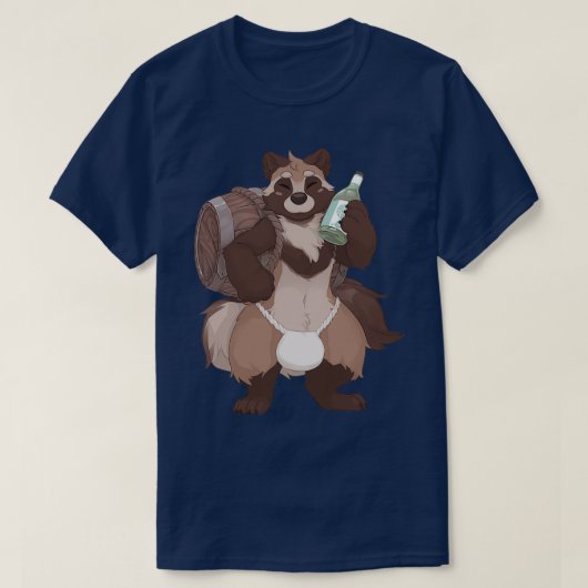 Tanuki Brew Fundoshi 1 T-shirt (Design voorkant)