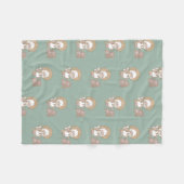 Tanuki Fleece Blanket Deken (Voorkant (Horizontaal))