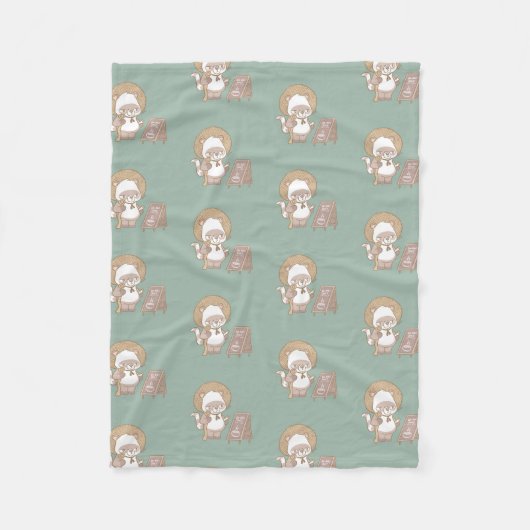 Tanuki Fleece Blanket Deken (Voorkant)