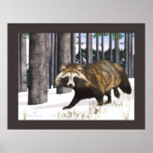 Tanuki - Raccoon Dog Poster (Voorkant)