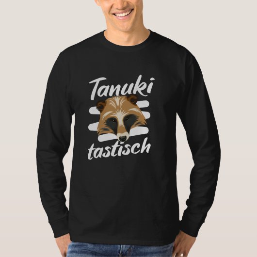 Tanukitastic Grappig Woordspel Tanuki T-shirt (Voorkant)