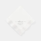 TANYA | Aangepaste bruiloft Napkins Servet (Hoek)