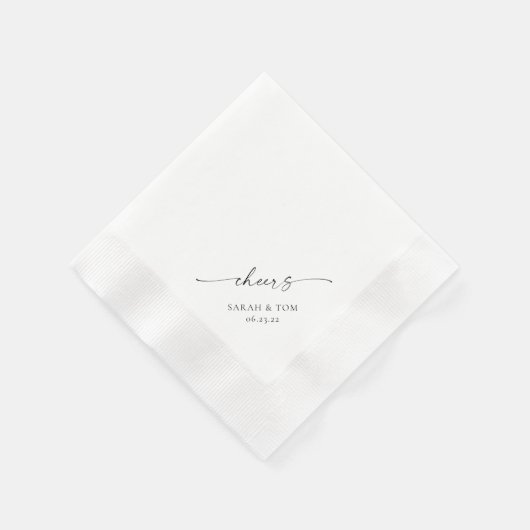 TANYA | Aangepaste bruiloft Napkins Servet (Hoek)