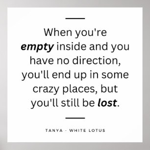 Tanya McQuoid Quote uit White Poster