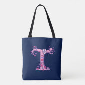 Tanya-naam en betekenis monogram zak tote bag (Achterkant)