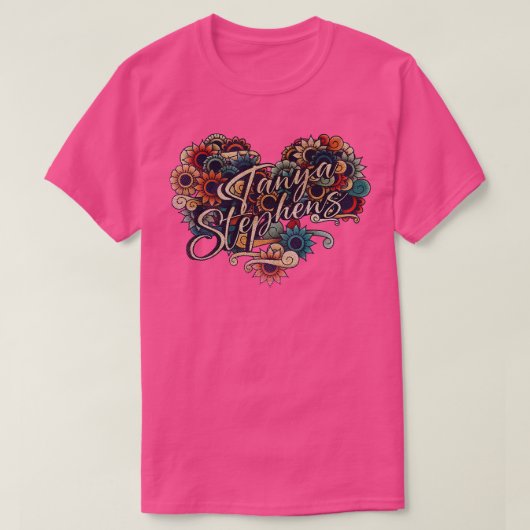 Tanya Stephens VIGNETTE  KLEUR T-shirt (Design voorkant)