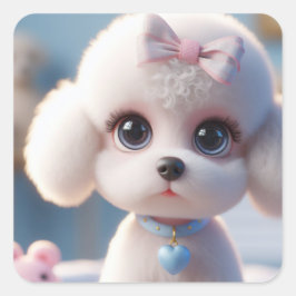 "Tanya" Vierkante Sticker