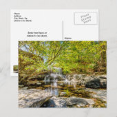 Tanyard Creek Waterval in de Herfst Briefkaart (Voorkant / Achterkant)
