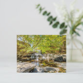 Tanyard Creek Waterval in de Herfst Briefkaart (Staand voorkant)