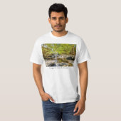 Tanyard Creek waterval in de Herfst T-shirt (Voorkant volledig)