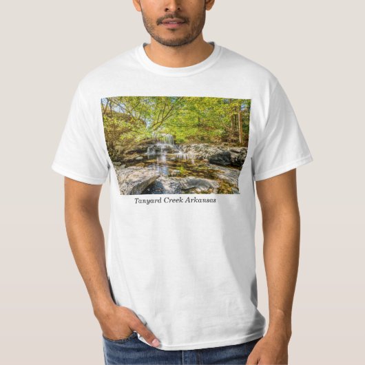 Tanyard Creek waterval in de Herfst T-shirt (Voorkant)