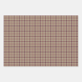 Tanz Bruin Plaid Klassiek Patroon Inpakpapier Vel