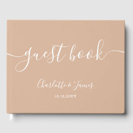 Tanz Bruine Handtekening Script Bruiloft Gastenboek
