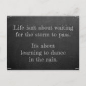 Tanz im Regen Briefkaart (Voorkant)