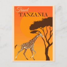 Tanzania Africa Giraffe Travel